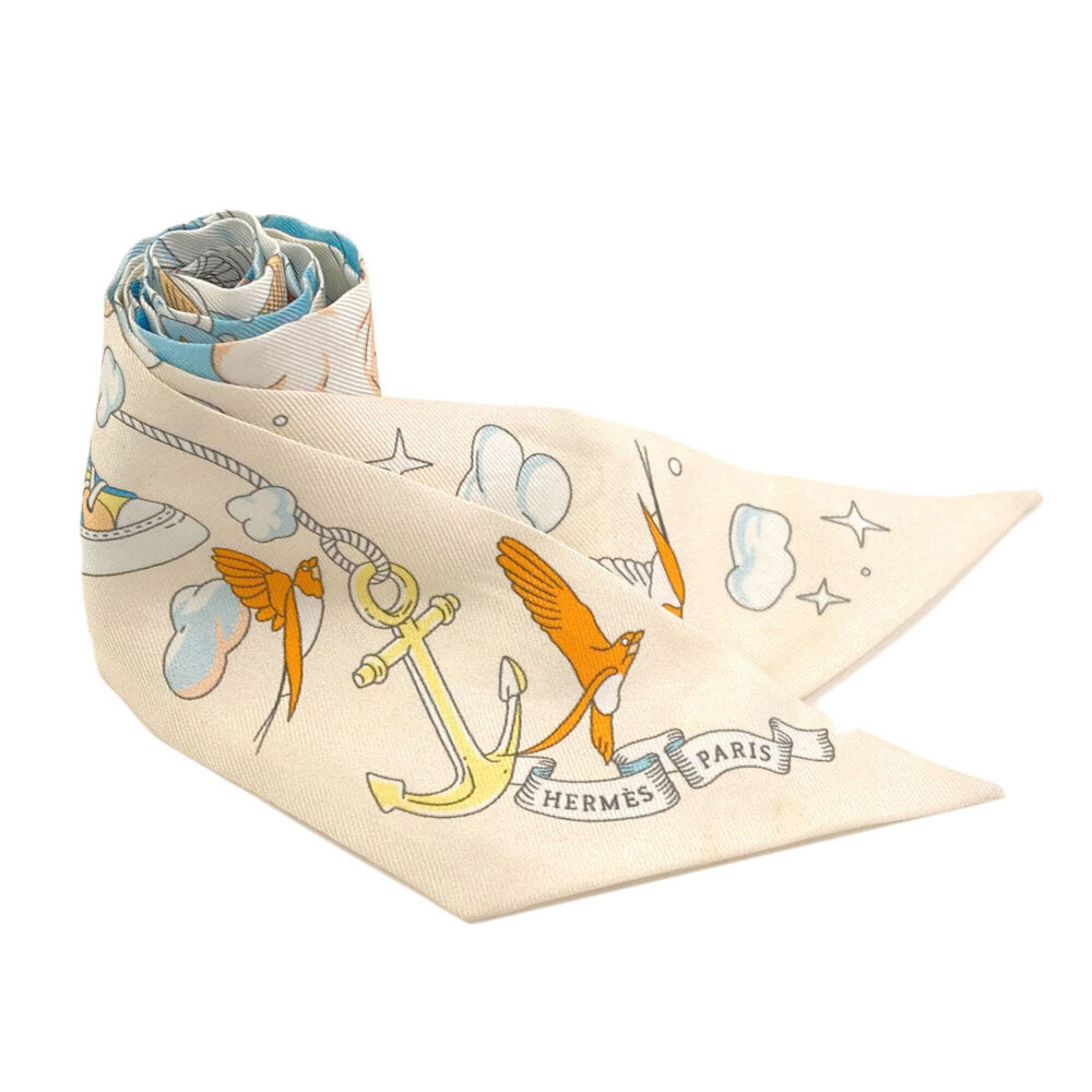 Hermes Twilly Scarf Muffler Silk Women's HERMES